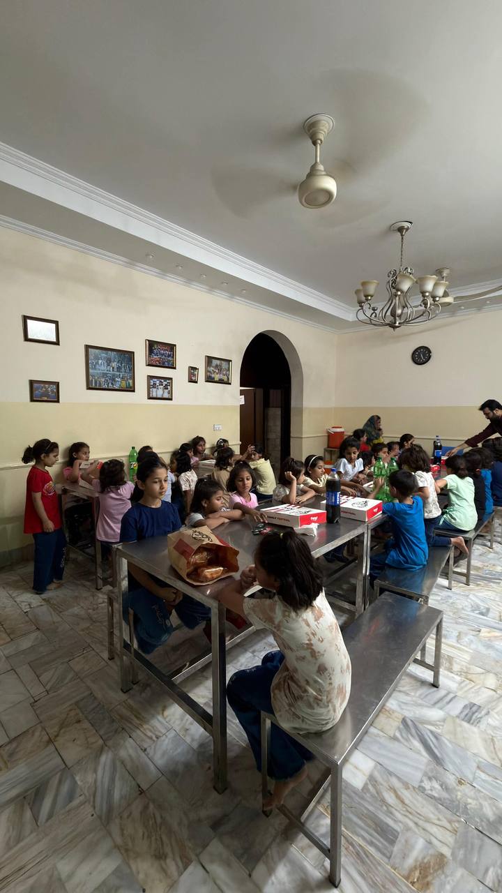 Relief meal package distribution